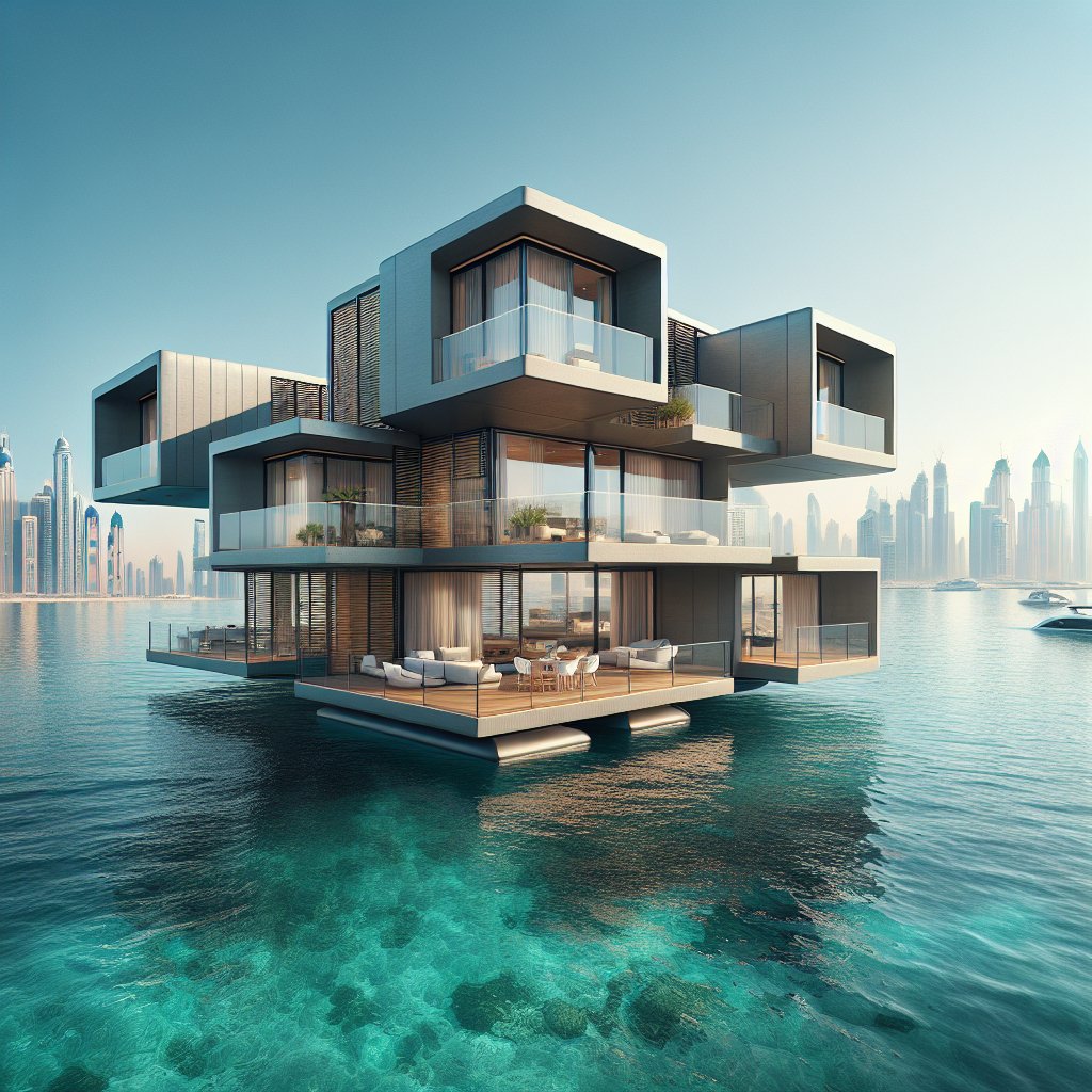 Dubai’s Floating Villas: A New Trend in Waterfront Architecture