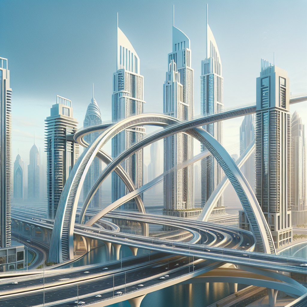 Sky Bridges and Unique Connective Architecture in Dubai